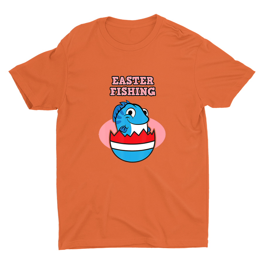 Easter Fishing Printed Cotton Tee