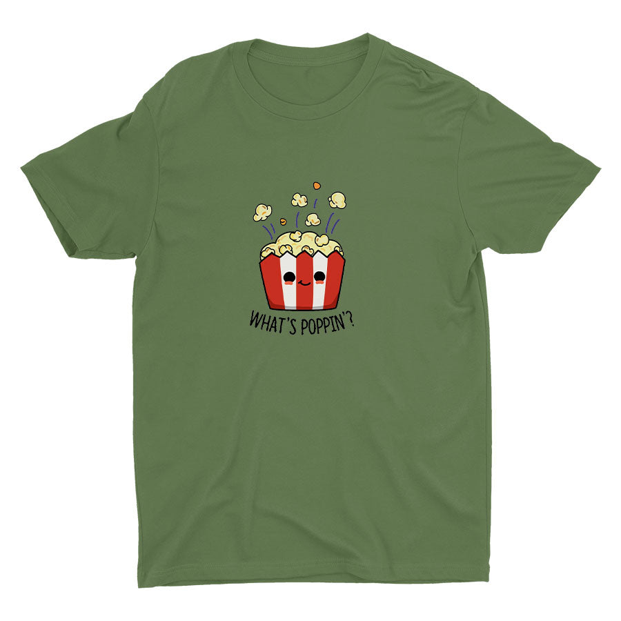 what's popping? Cotton Tee
