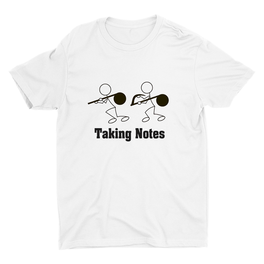 Taking Notes Printed Cotton Tee