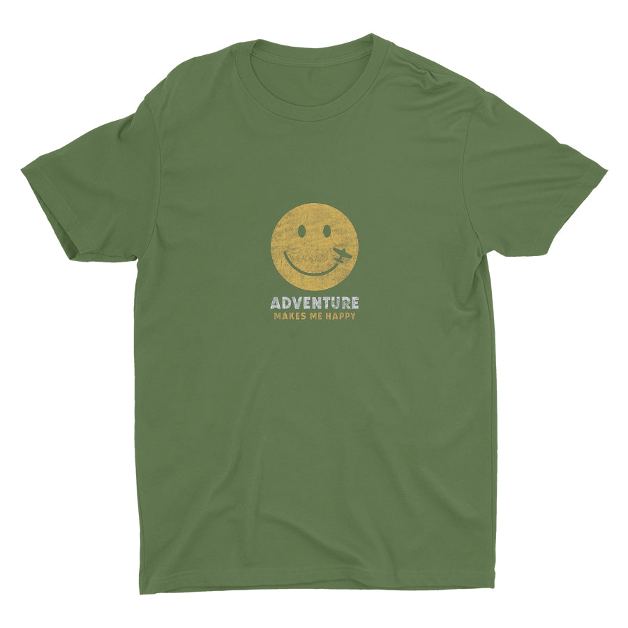 Adventure Makes Me Happy Cotton Tee