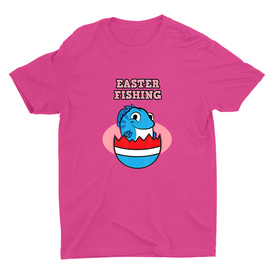 Easter Fishing Printed Cotton Tee