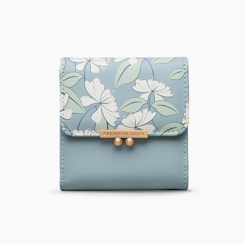 Short Tri-fold Printed Wallet