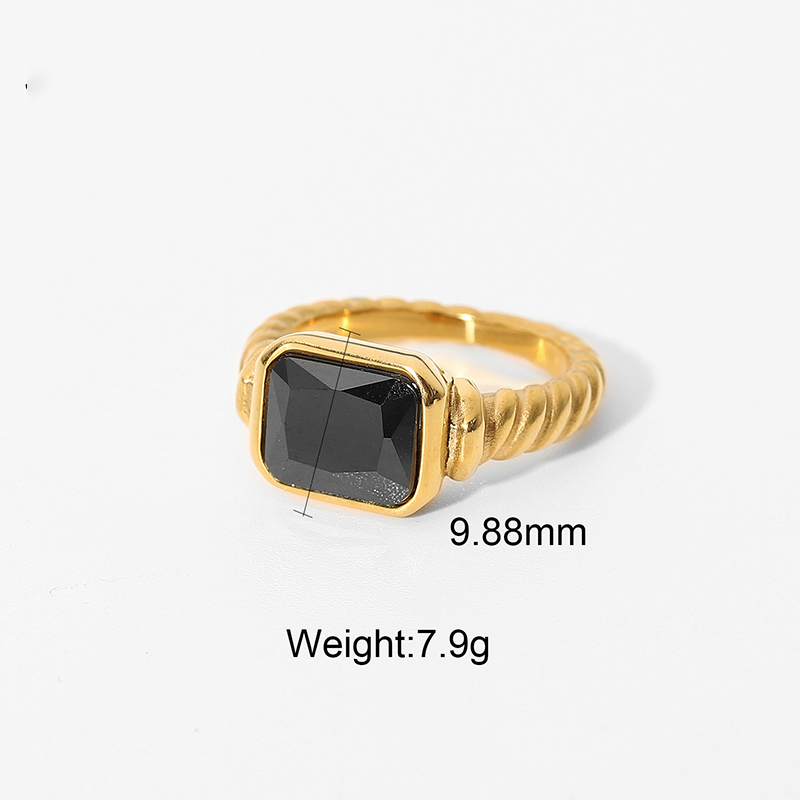 18K Gold Plated Geometry Rings collection