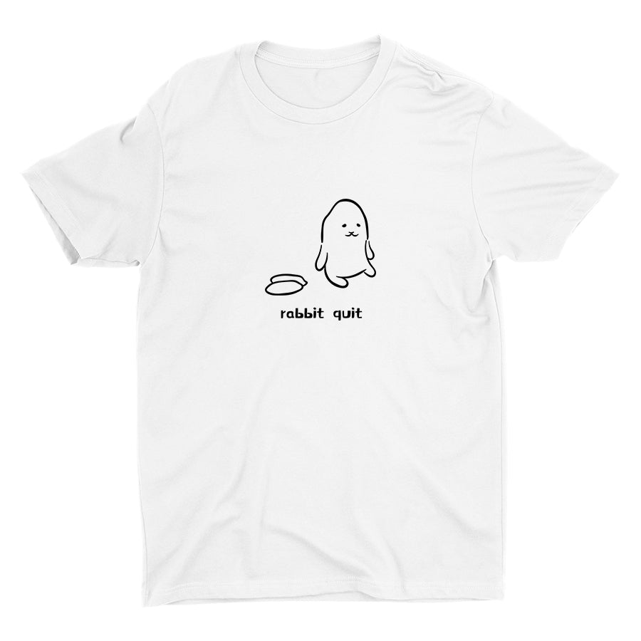 Rabbit Quit -B Cotton Tee