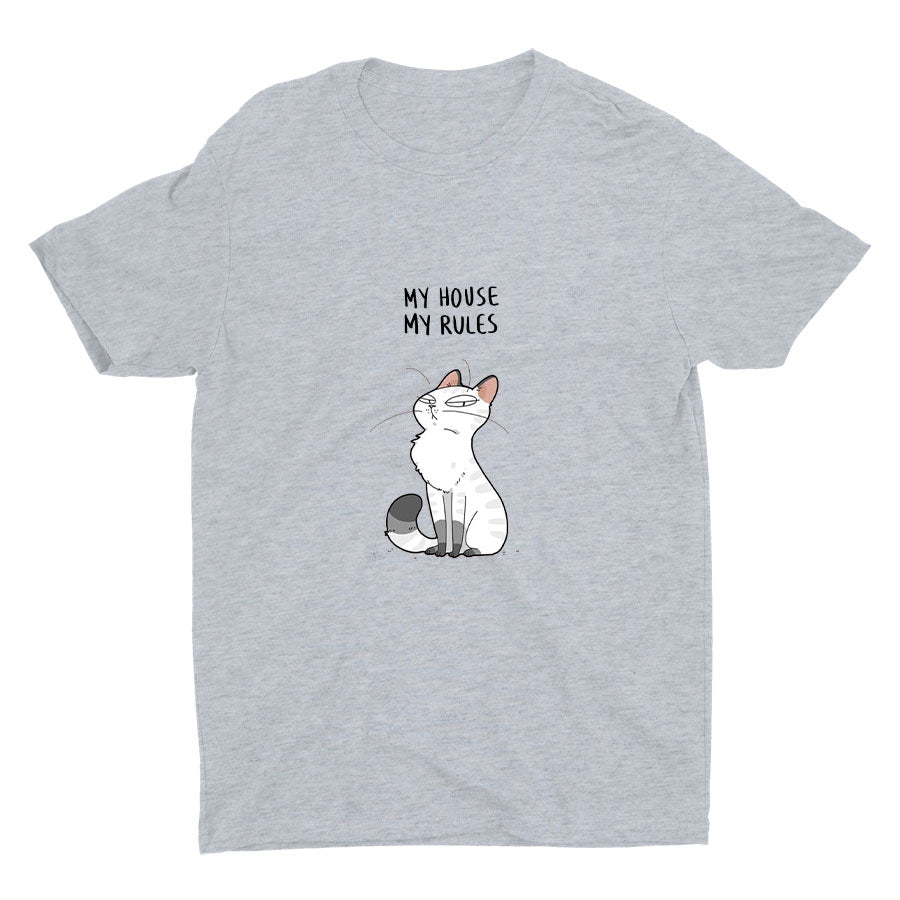 MY HOUSE MY RULES Cotton Tee