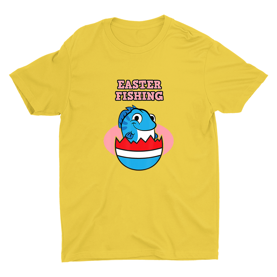 Easter Fishing Printed Cotton Tee