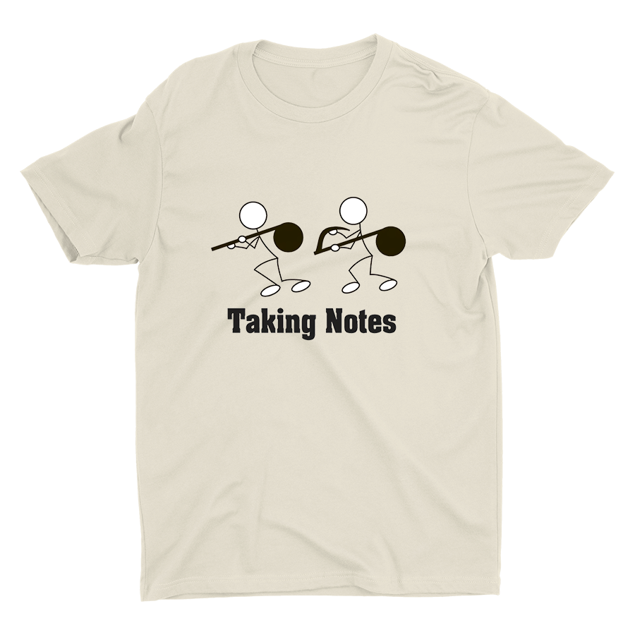 Taking Notes Printed Cotton Tee
