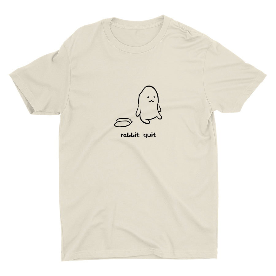 Rabbit Quit -B Cotton Tee