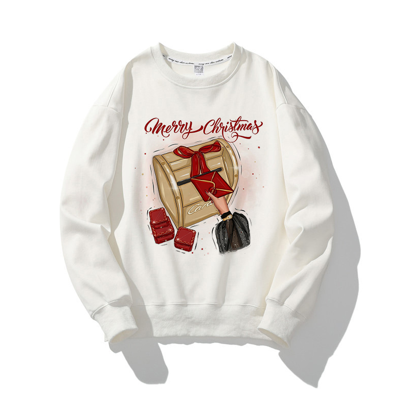 Hello December O-Neck White Sweater B