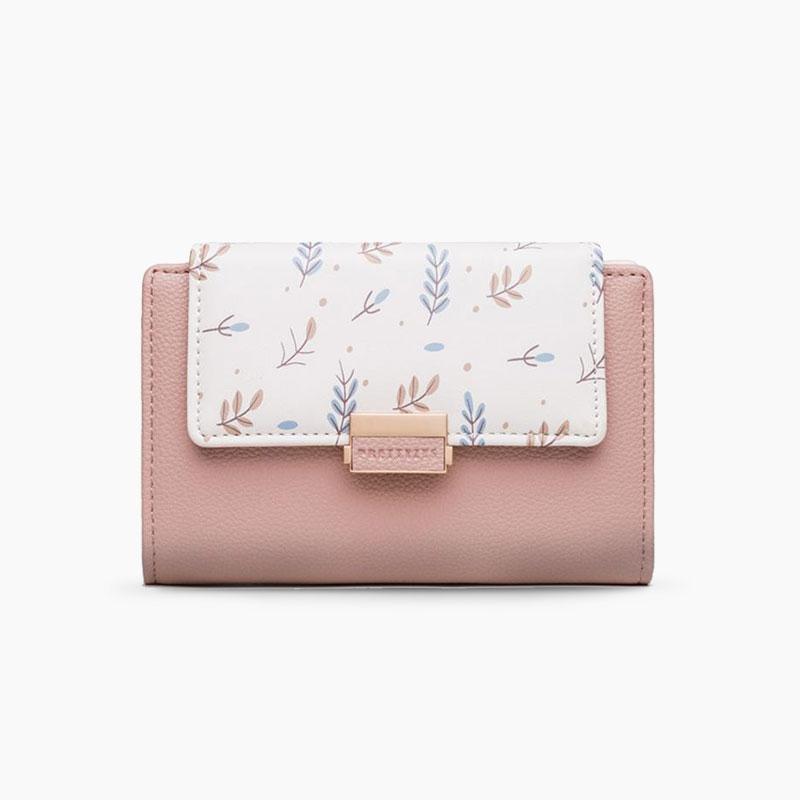 Mid-length Floral Wallet