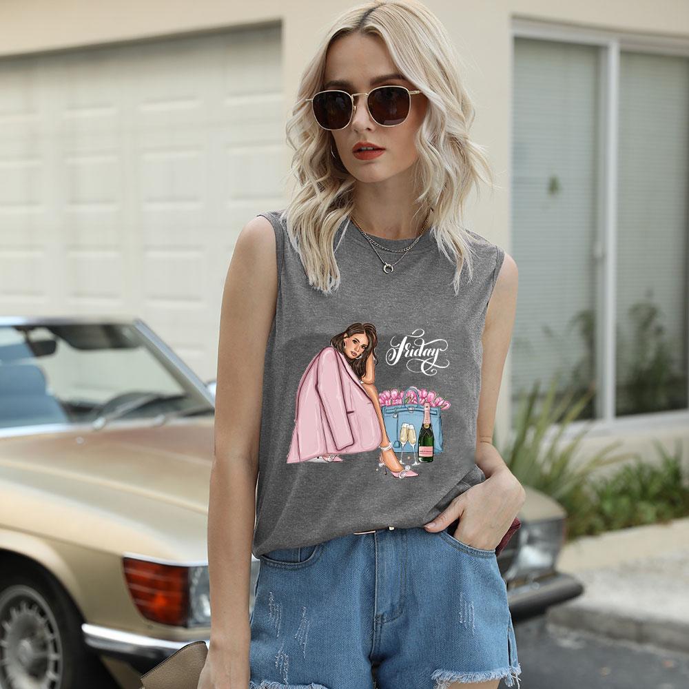 Style O : Summer Print Vest