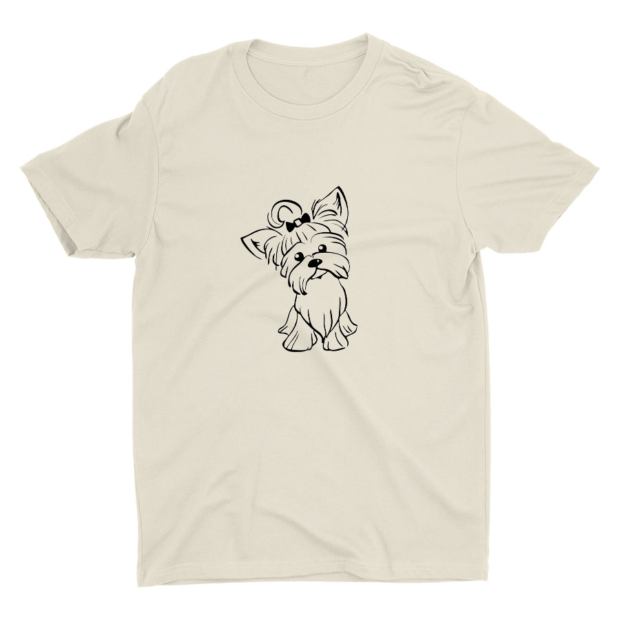 Yorkshire Terrier Pup Doggy Cotton Tee