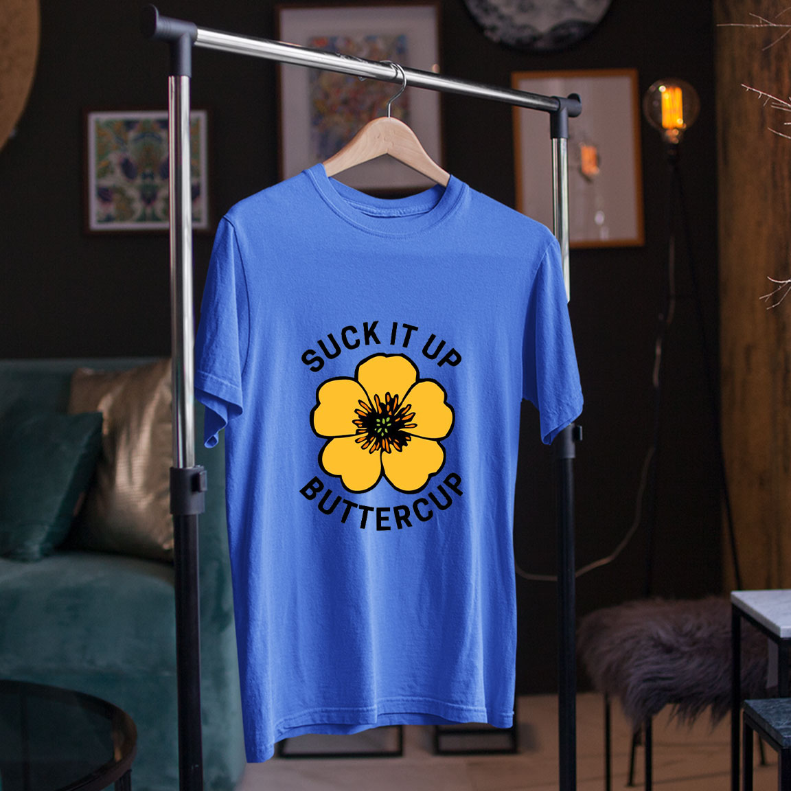 SUCK It Up Buttercup Printed T-shirt