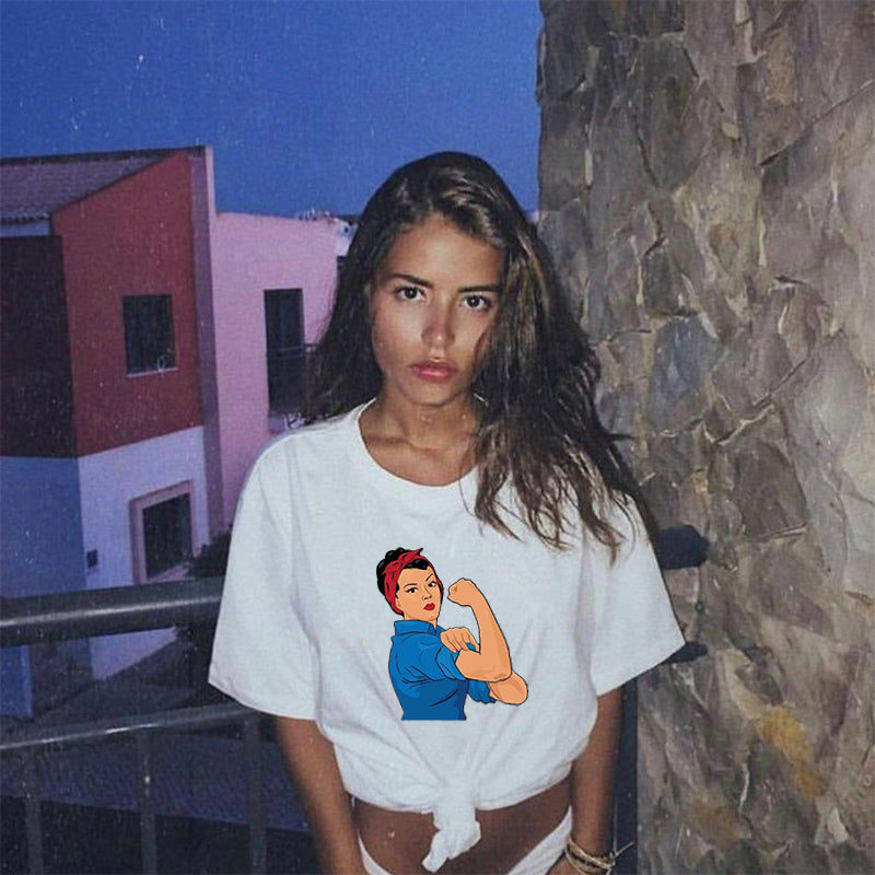 Strong Woman Cotton Tee