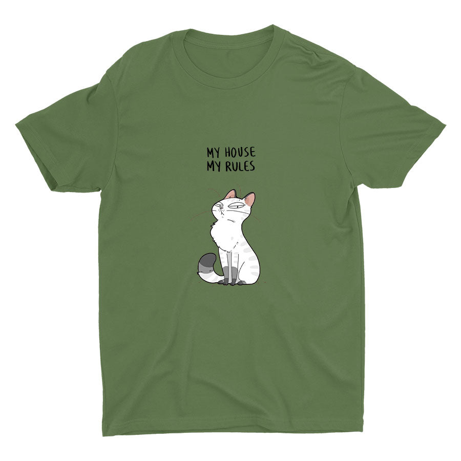 MY HOUSE MY RULES Cotton Tee