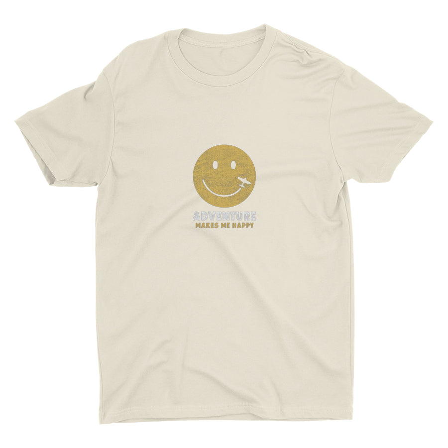 Adventure Makes Me Happy Cotton Tee
