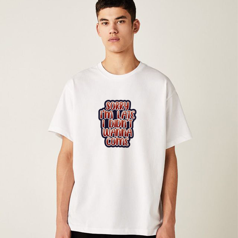 SORRY I′M LATE Cotton Tee