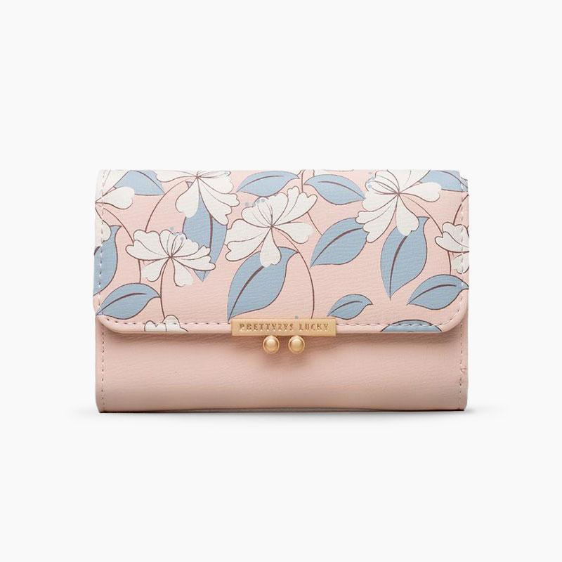 Mid-length Tri-fold Printed Wallet
