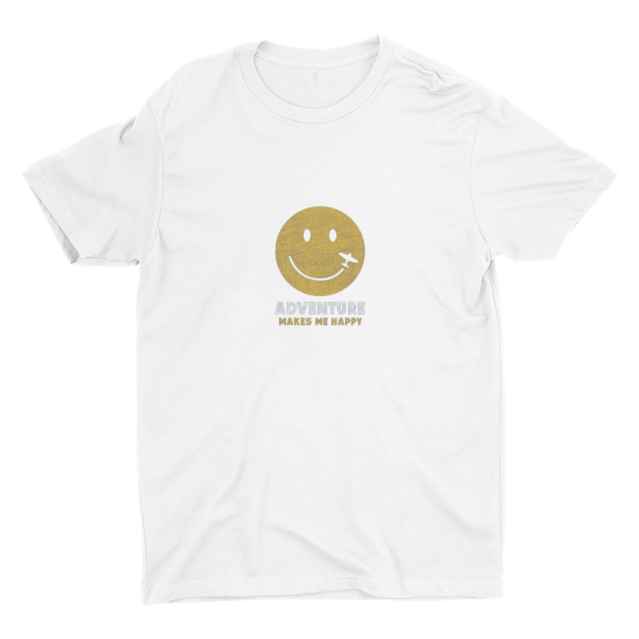 Adventure Makes Me Happy Cotton Tee