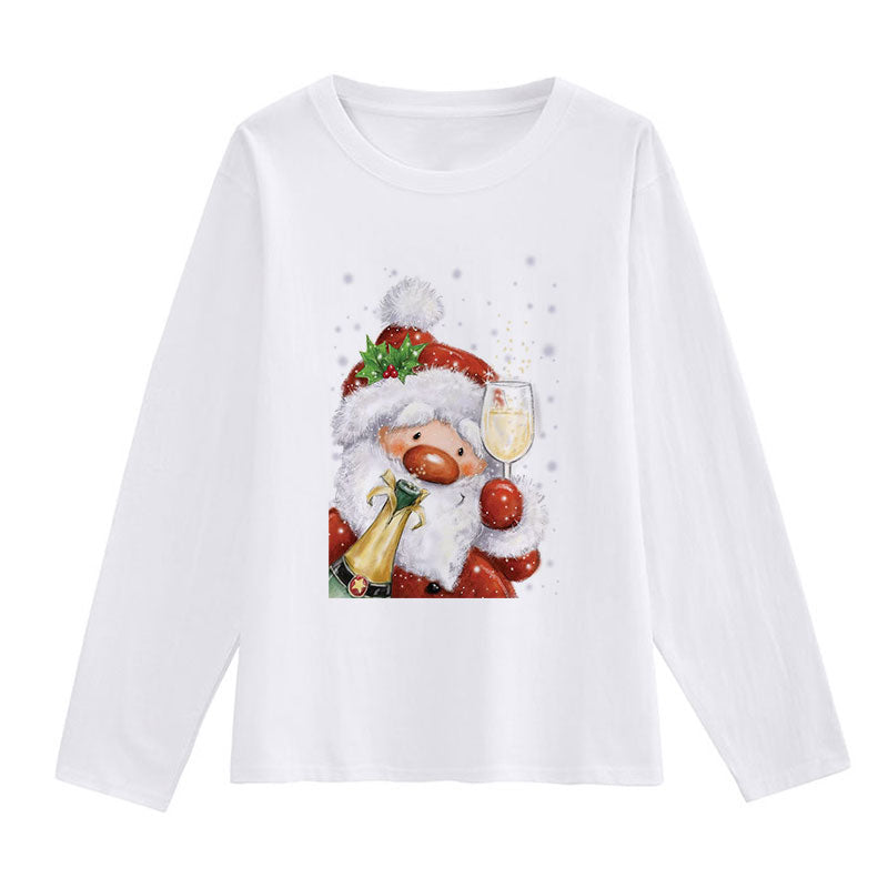 Hello Christmas Women White T-Shirt X