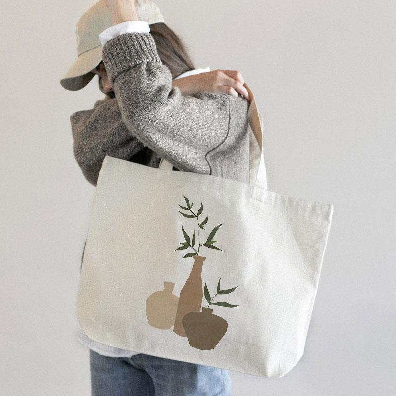 ELEGANT DECOR CANVAS BAG