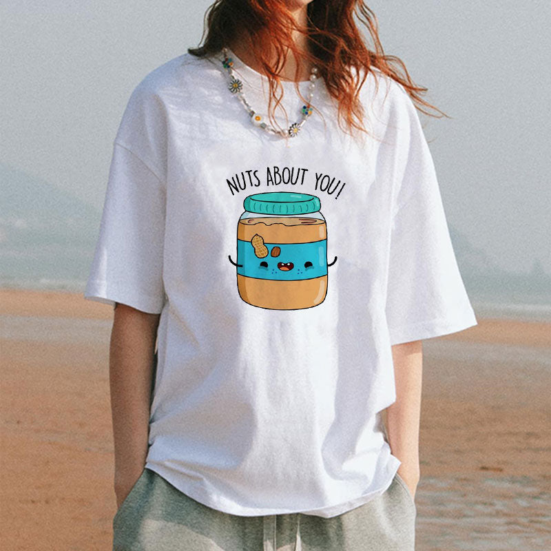 NUTS ABOUT YOU.. Cotton Tee