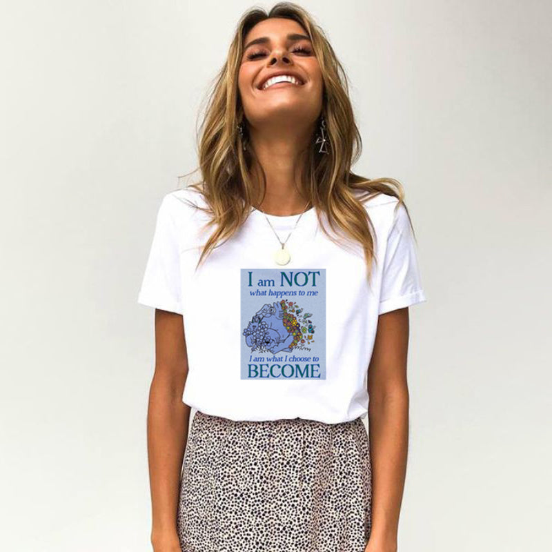 I AM WHAT I CHOOSE TO BECOME Cotton Tee
