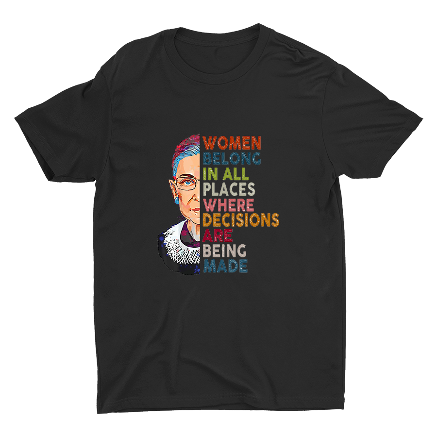Women Belong In All Places Cotton Tee