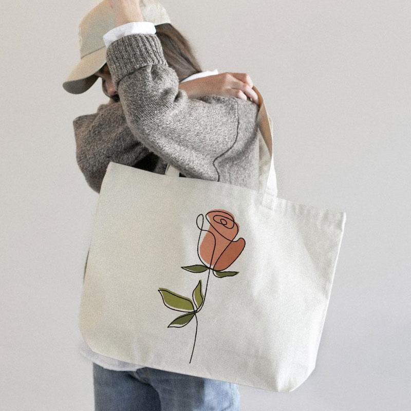 ROSE CANVAS BAG