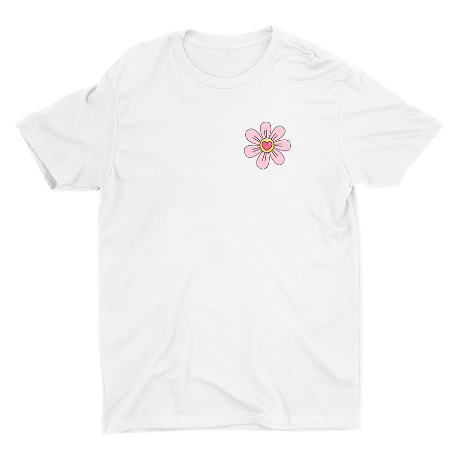 Cute Flower Cotton Tee