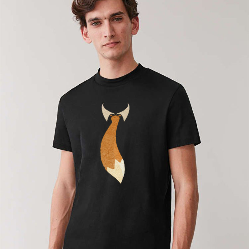Like A Tail, Like A Tie Cotton Tee