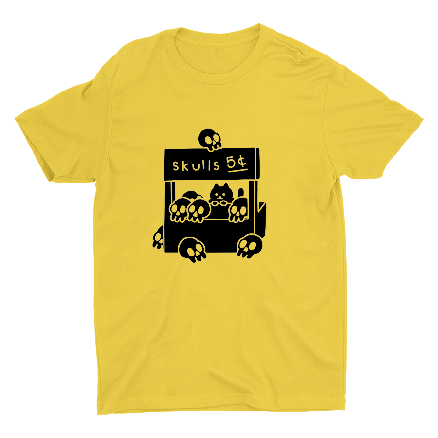 Cute Skulls Printed Cotton Tee
