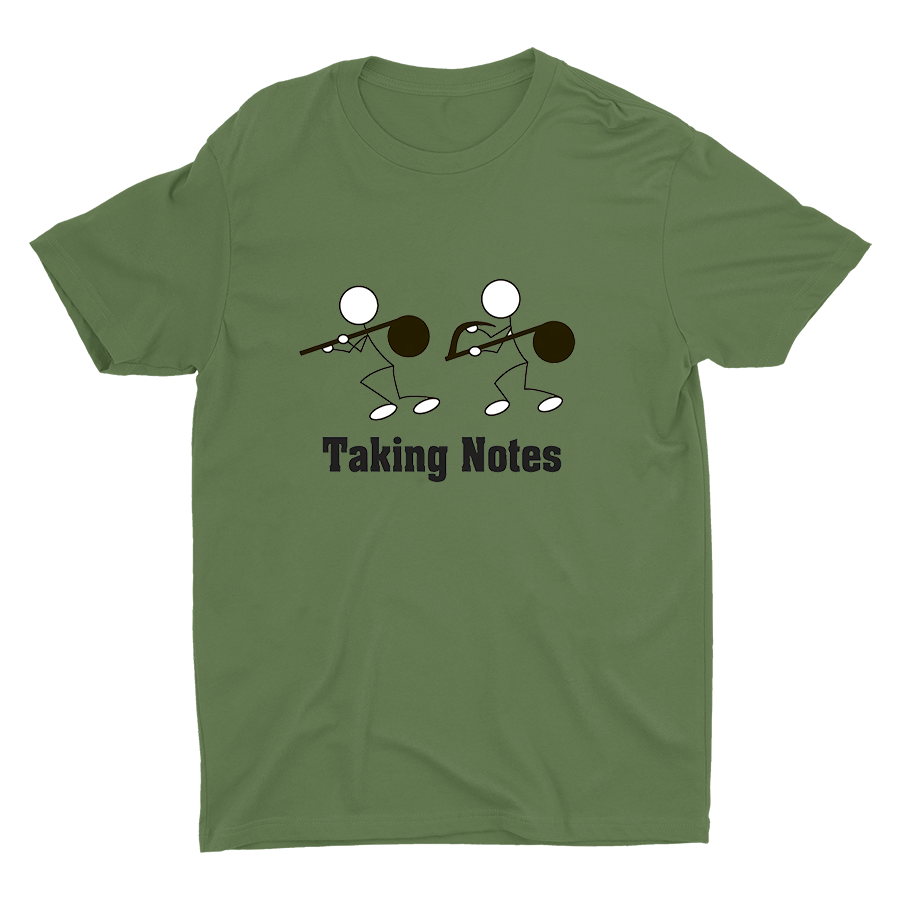 Taking Notes Printed Cotton Tee