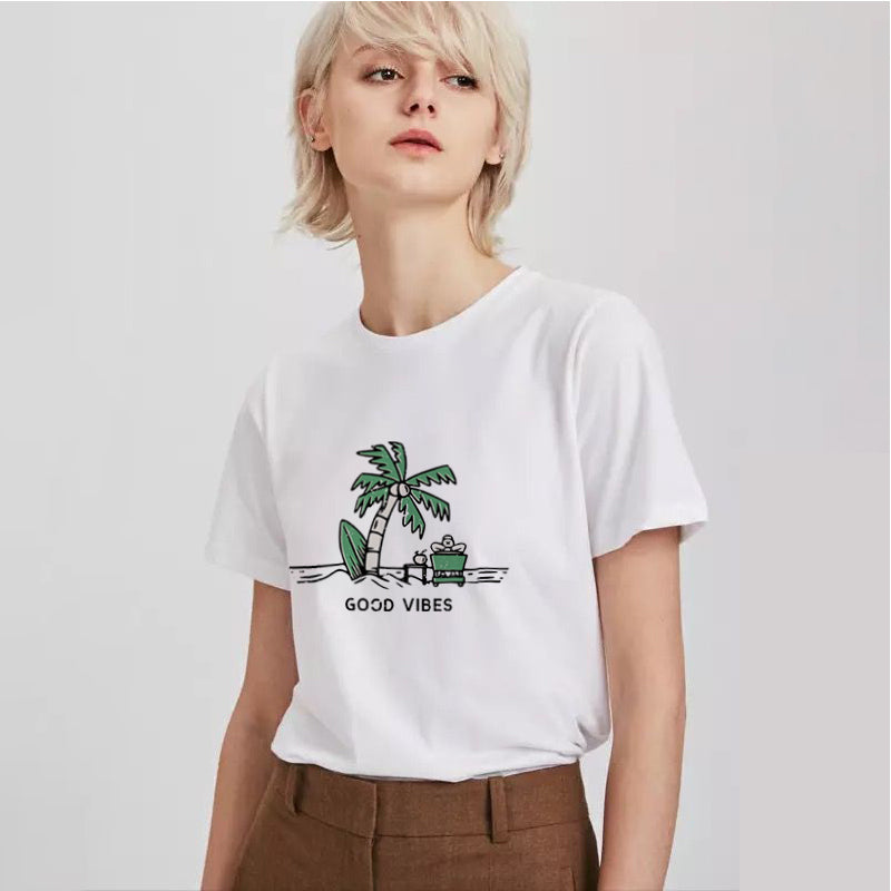 GOOD VIBES Cotton Tee