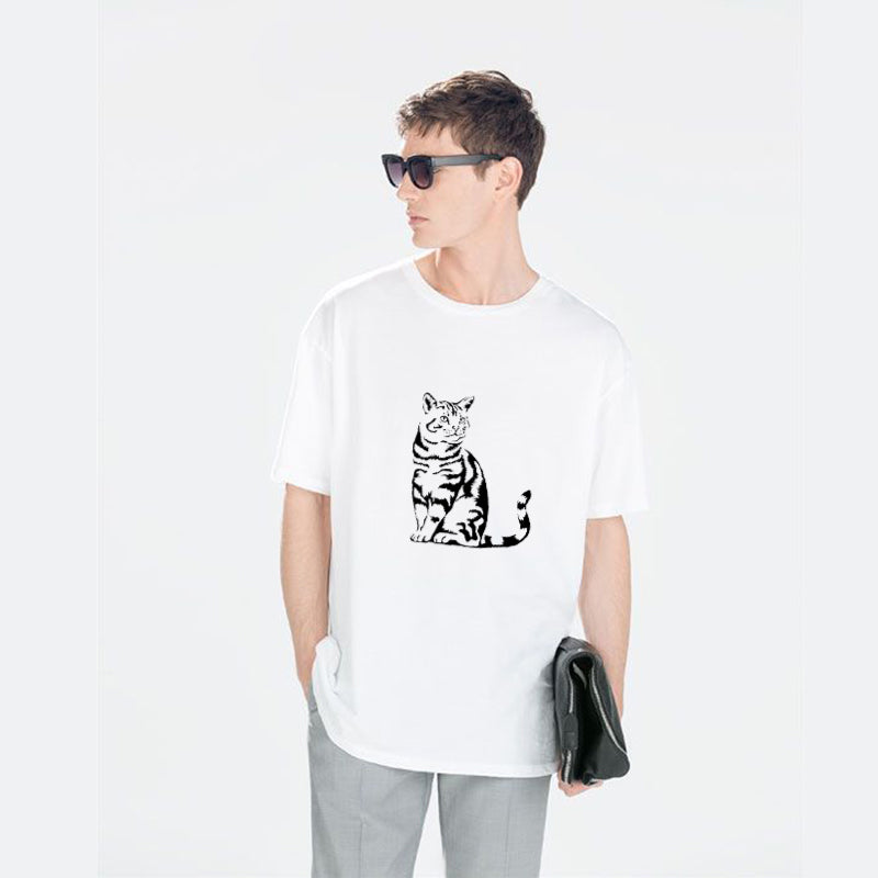 Kitten Sticker Cotton Tee