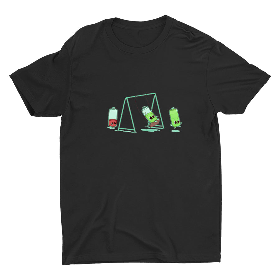 Charging Batteries Cotton Tee