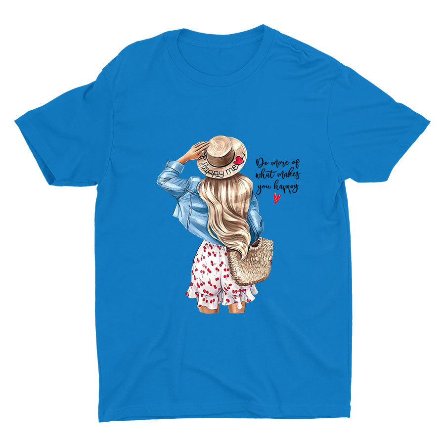 "Do More Of What Makes You Happy" Cotton Tee