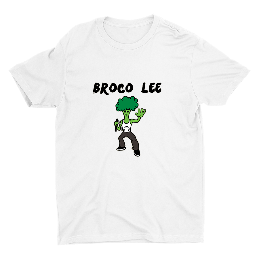 Funny "BROCO LEE" Printed Cotton Tee
