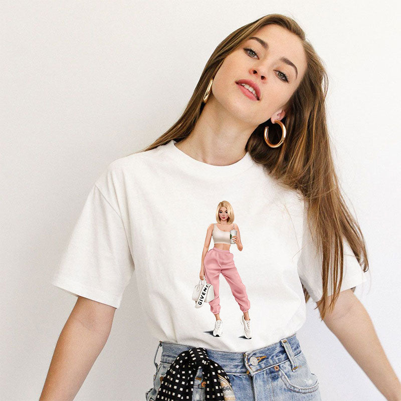 Fitness Girl Cotton Tee