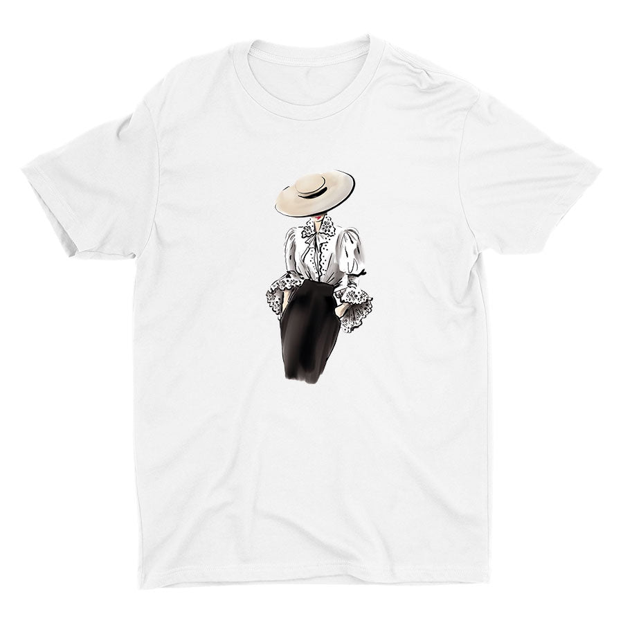 Fashion Illustration Cotton Tee