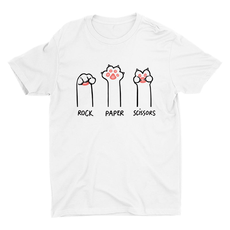 Cat Rock Paper Scissors T-shirt