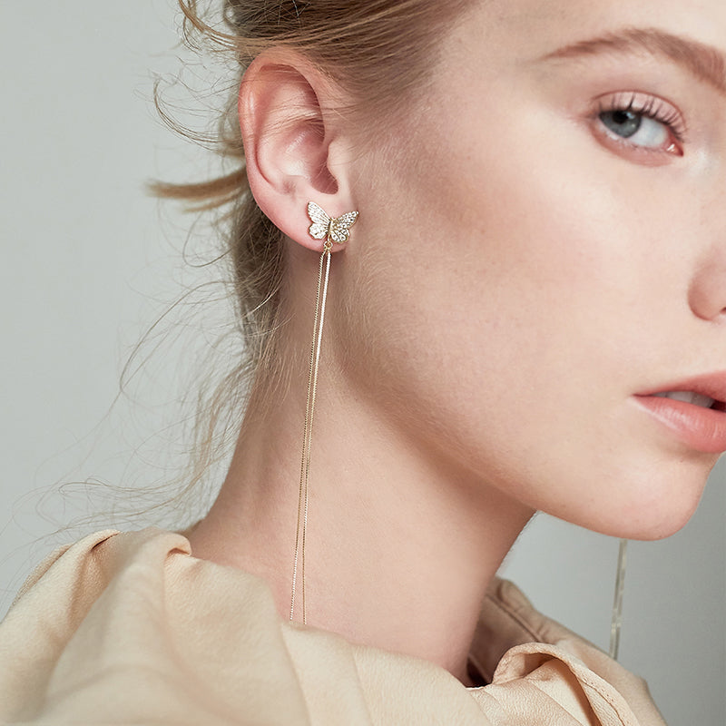 Butterfly tassel Earring
