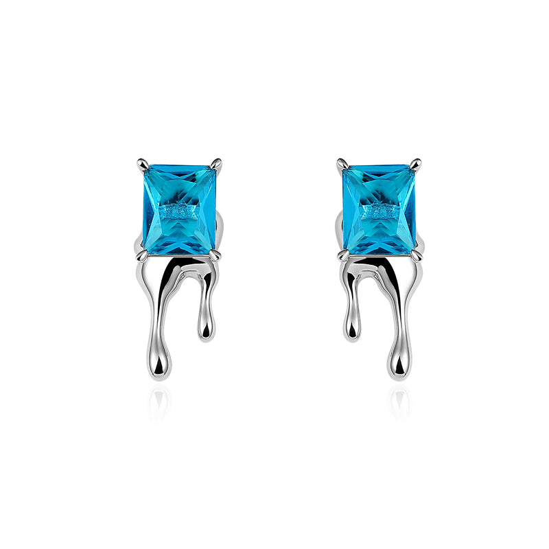 Ice and Snow Melt Earring