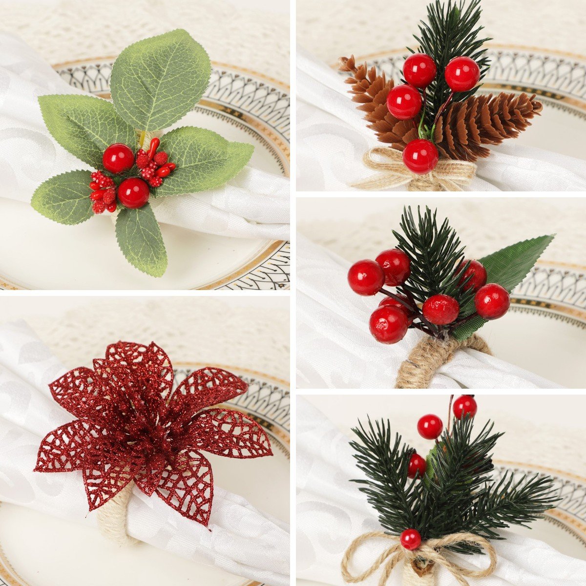 Christmas Napkin Buckle