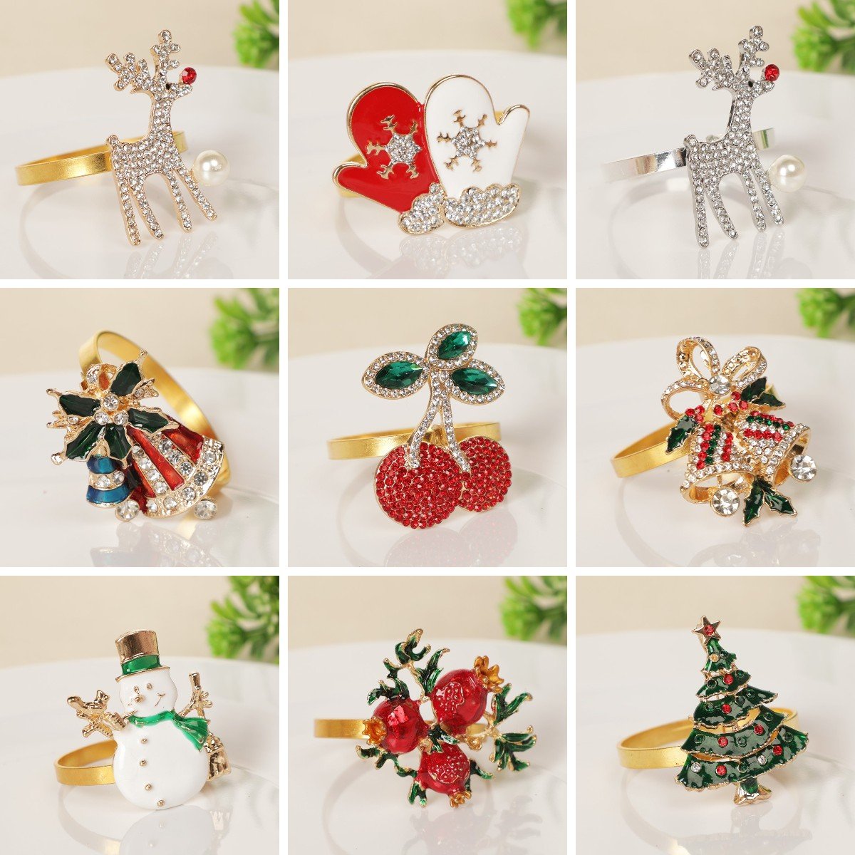 Christmas Napkin Buckle