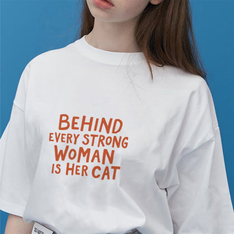 BEHIND WOMEN Cotton Tee