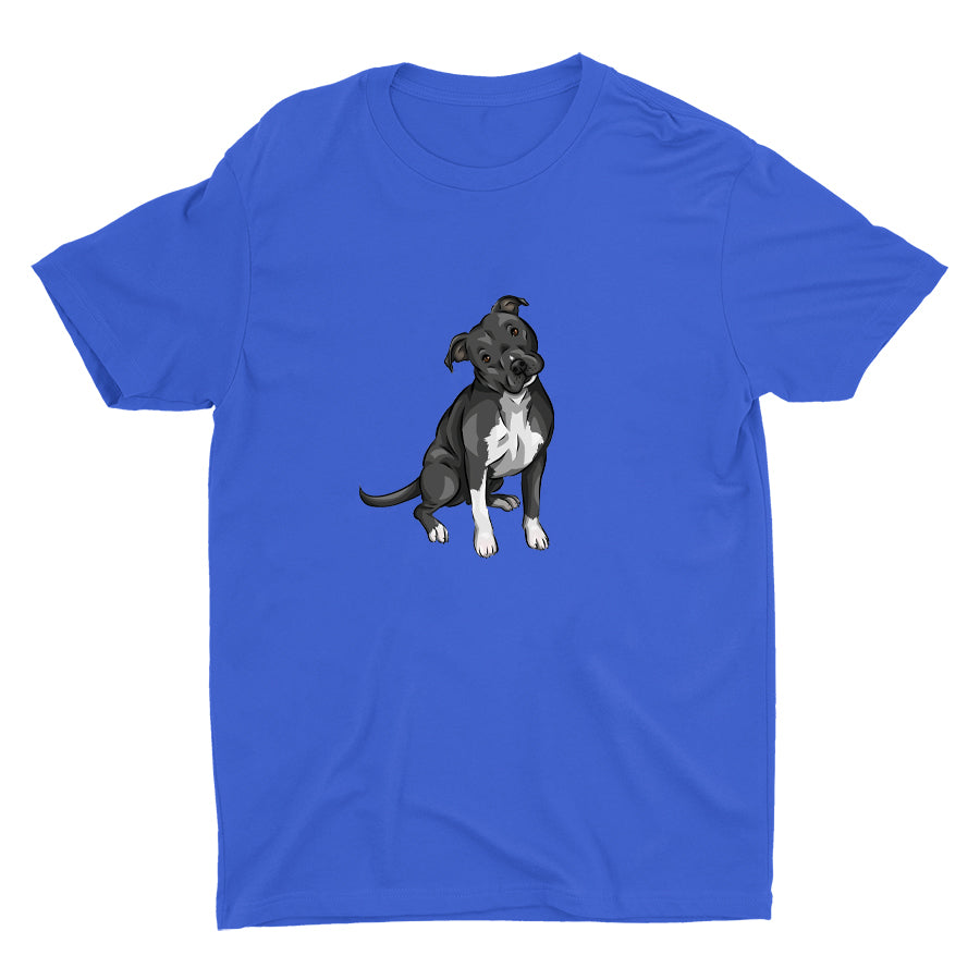 Cute Pitbull Dog Cotton Tee