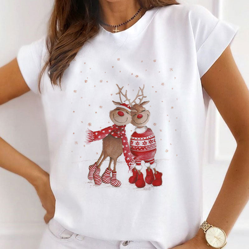 HAPPY NEW YEAR 2021 Christmas White T-Shirt L