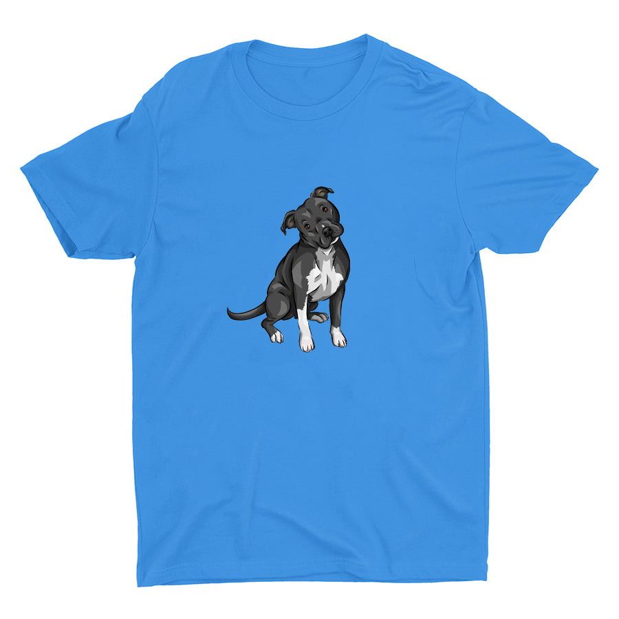 Cute Pitbull Dog Cotton Tee
