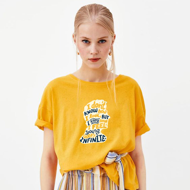 I Don′t Know How I Look Cotton Tee